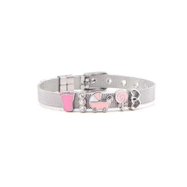 Leia Exquisite Charm Mesh Bracelet - NoraBags