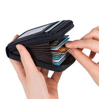 Accordion Card Wallet + Electronics Organizer Case