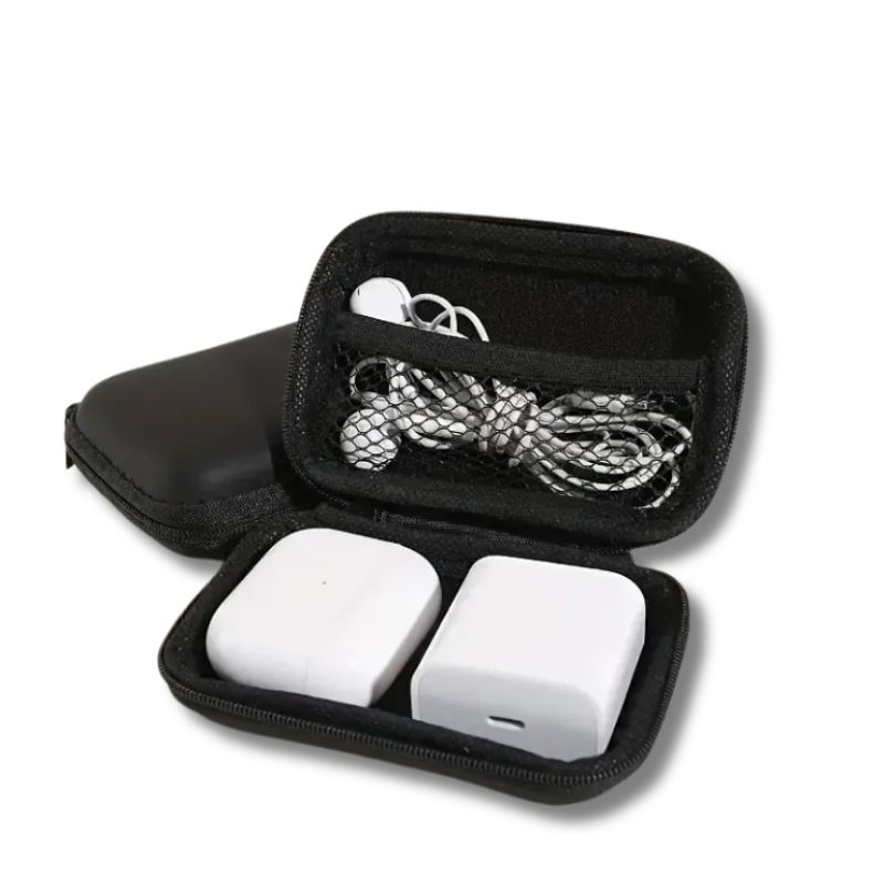 Accordion Card Wallet + Electronics Organizer Case