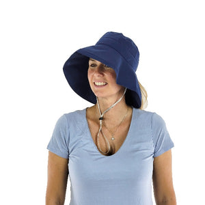 Summer Bucket Ponytail Hat , UPF 50+ UV