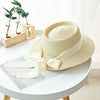 Summer Sun Straw Hat with Ribbon