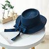 Summer Sun Straw Hat with Ribbon