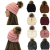 Pompom Ponytail Beanie