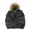 Pompom Ponytail Beanie