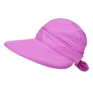 Wide Brim Convertible Summer Visor Hat
