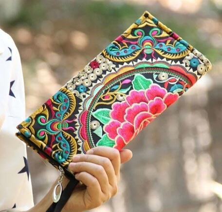 Floral, Clutch Purse for Women - NoraBags