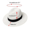 Adjustable Panama straw hat - NoraBags