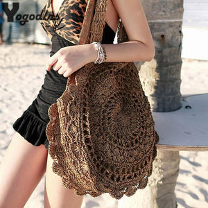 Cute Bohemian Summer Knitted Handbags - NoraBags