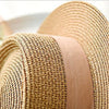 Summer Sun Straw Hat with Ribbon