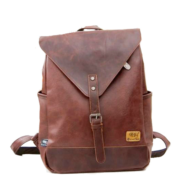 Three box vegan leather backpack sale